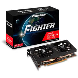 Karta graficzna PowerColor Fighter AMD Radeon RX 6600 8GB GDDR6 AXRX 6600 8GBD6-3DH - 3xDP/1xHDMI/2 wentylatory/1750|2491 MHz